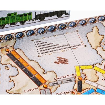 Настільна гра Lord of Boards Квиток на поїзд: Європа (Ticket to ride: Europe) (укр.) (DOW7202UK) | Зображення 1