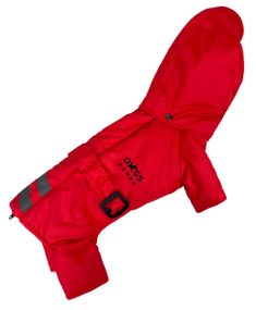 Зимовий комбінезон з поясом червоний R-22