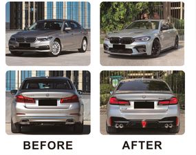 Комплект рестайлінгу з капотом і крилами (в M5 Competition 2021 рік) для BMW 5 серія G30/31 2017-2023 рр