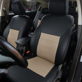 Чохли на сидіння з екошкіри Skoda Fabia I (6Y) 1999-2007 EMC-Elegant
