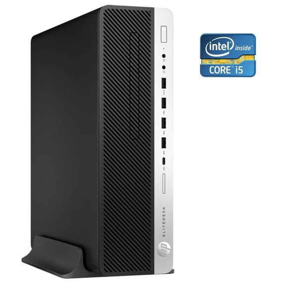 ПК HP EliteDesk 800 G5 SFF / Intel Core i5-9500 (6 ядер по 3.0 - 4.4 GHz) / 8 GB DDR4 / 1000 GB HDD / Intel UHD Graphics 630 б/в