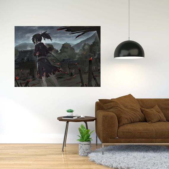 Плакат-постер з принтом Кавун Dororo - Дороро 16 А0 ПЛ000653(А0)