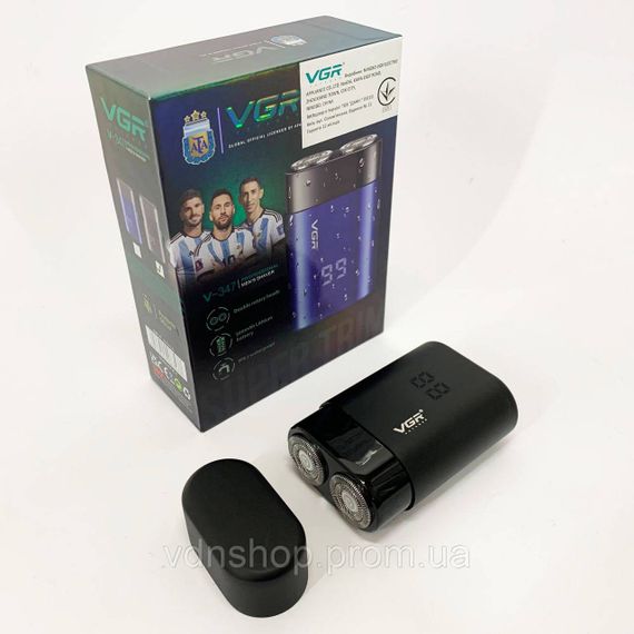 Бритва для бороды электронная, Беспроводная машинка для стрижки для дома Електробритва бороды NE-66 | Зображення 7