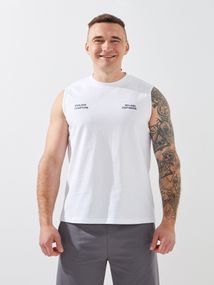 Майка з принтом чоловіча GENUA G01212-0003 XL Білий shop (2000999398148)