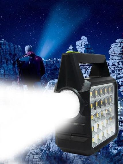 Портативна зарядна станція з сонячною панеллю та 3 LED-лампами XPRO GD-105 (45599-GD 105_510) | Зображення 5