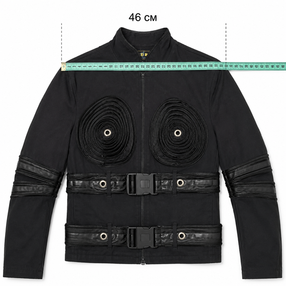 Мужская куртка ANDRE в стиле Cyberpunk / Techwear - Черная, Размер L (Водотталкивающая) | Зображення 3
