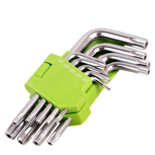 Набір ключів вигнутих TORX. 9 пр. T10 -T50 Alloid (НТ-0912) | Зображення 2