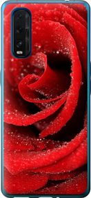 Чехол на Oppo Find X2 Красная роза "529u-1891-17620"