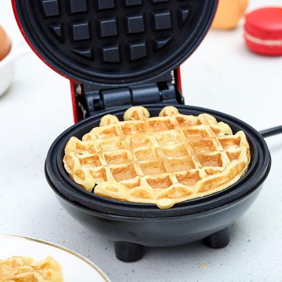 Вафельница электрическая с антипригарным покрытием, 350Вт, WQ-H603 / Электрическая круглая вафельница | Зображення 4