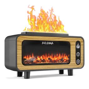 Світлодіодний USB зволожувач-аромадіфузор Vintage ретро Fireplace