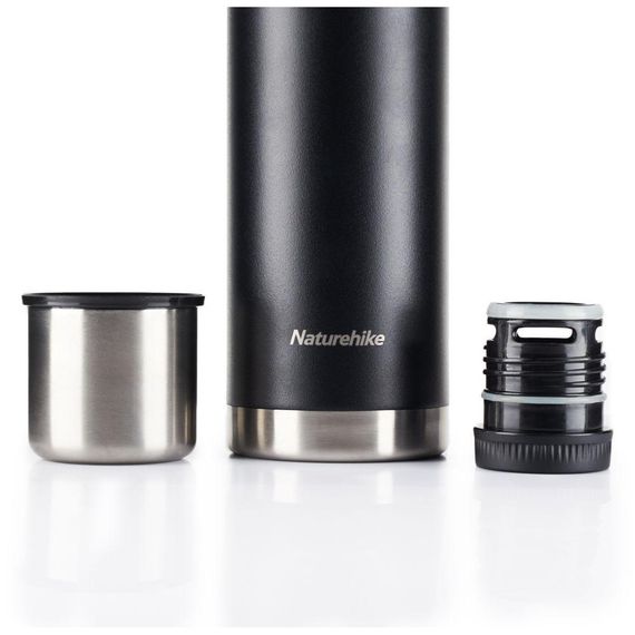 Термос Naturehike Q-9H NH19SJ010, 304 сталь, 1.0 л, чорний | Зображення 1