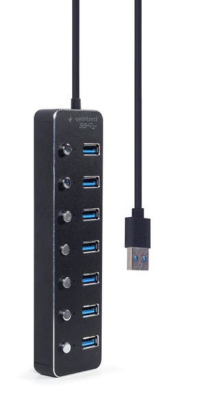 Хаб Gembird UHB-U3P7P-01 на 7 портiв USB 3.0 | Зображення 1
