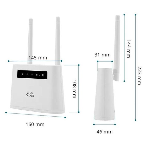 Портативний Wi-Fi роутер CPE R102 3G/4G LTE XPRO Білий (45270-R102_1987) | Зображення 9