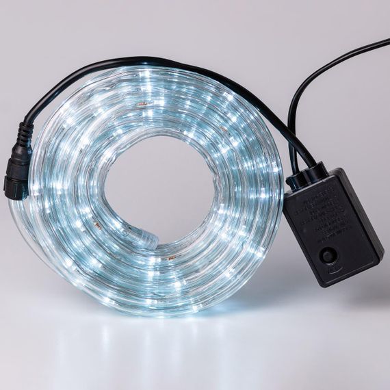 Гірлянда вулична стрічка світлодіодна Дюралайт 480 LED 16м морозостійка прозорий дріт Білий DR20МW | Зображення 6