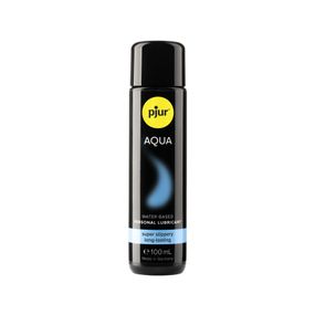 Лубрикант на водній основі pjur Aqua 100 мл, ефект оксамитової шкіри без прилипання