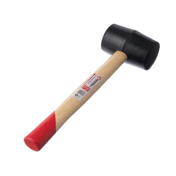 Киянка гумова 350 г, чорна INTERTOOL HT-0236 | Зображення 1