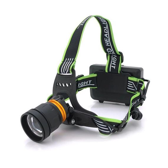 Фонарик бытовой налобный Bailong, Фонарь на голову со встроенным аккумулятором, Налобный прожектор JX-93 | Зображення 2