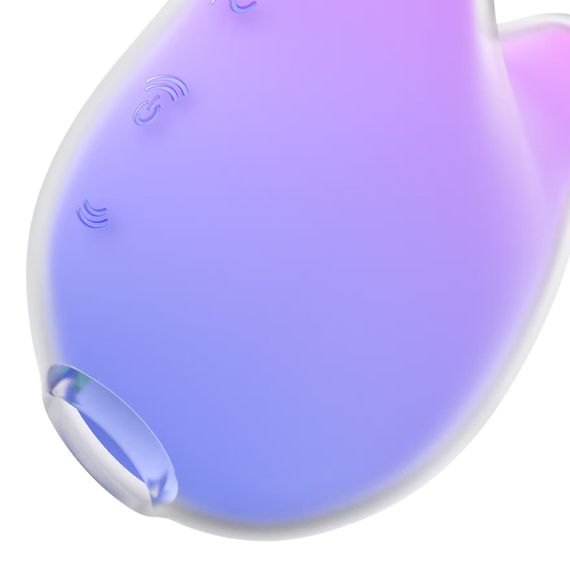 Вакуумний кліторальний стимулятор Satisfyer Mermaid Vibes Violet/Pink, 2 мотори | Зображення 2