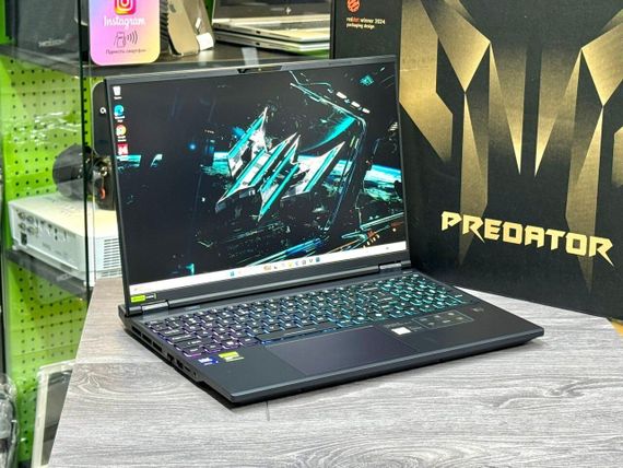 Игровой ноутбук Acer Predator Helios Neo 16 AI / 16" (2560x1600) IPS / Intel Core Ultra 9 275HX (24 ядра по 2.7 - 5.4 GHz) / 32 GB DDR5 / 1000 GB SSD M.2 / nVidia GeForce RTX 5070 Ti, 12 GB GDDR7, 192-bit / WebCam / Win 11 Home б/у | Зображення 2