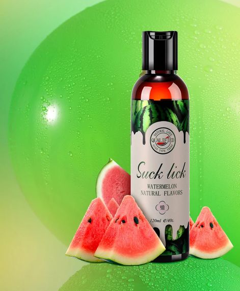 Інтимна змазка Suck Lick з ароматом та смаком кавуна 120 ml | Зображення 1