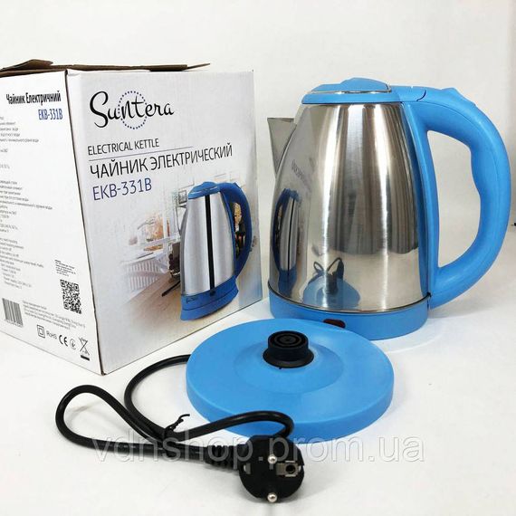 Гарний електрочайник Suntera EKB-331B, Найкращий чайник, Компактний електричний чайник для дому NT-29 | Зображення 6