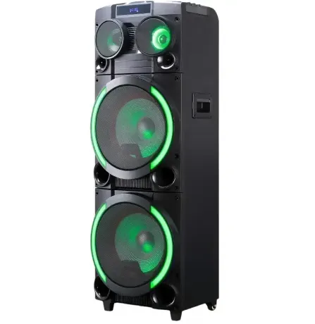 Портативная колонка бумбокс XPRO HS-TD12P8 чемодан 100Вт, USB, SD, FM радио, Bluetooth, 2 микрофона, ДУ (MER-15691) | Зображення 4