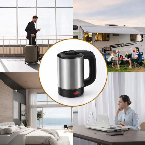 Дорожній чайник електричний Sokany SK-09023 600 Вт 0.6 л | Зображення 3