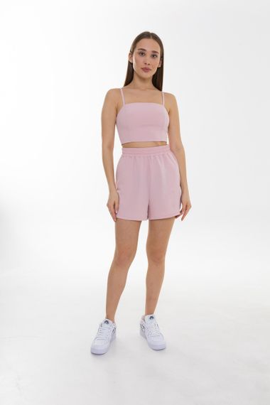 Костюм четверка 4Profi Рубашка + Штаны + Шорты + Топ  пудровый размер M | Зображення 1