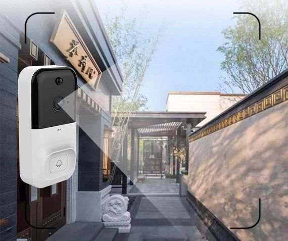 Домофон з WiFi камерою Smart Doorbell X5 ∙ Розумний дверний дзвінок відеодзвінок для квартири | Зображення 2