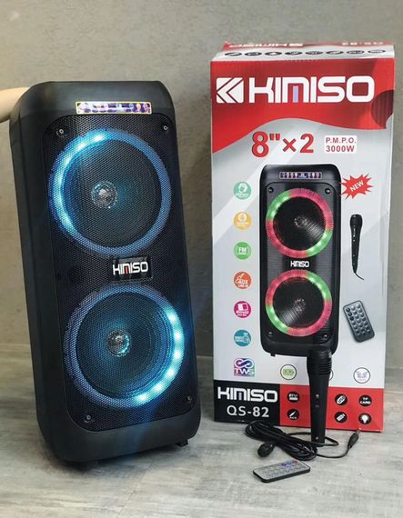 Портативна Bluetooth колонка з вбудованим сабвуфером KIMISO QS-82 (QS-82_2678) | Зображення 3