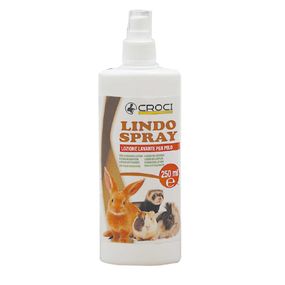 Лосьон-шампунь 2 в 1 для гризунів Croci LINDO SPRAY 250 мл