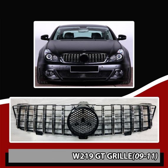 Передняя решетка (2009-2011, GT) для Mercedes CLS C219 2004-2010 гг.