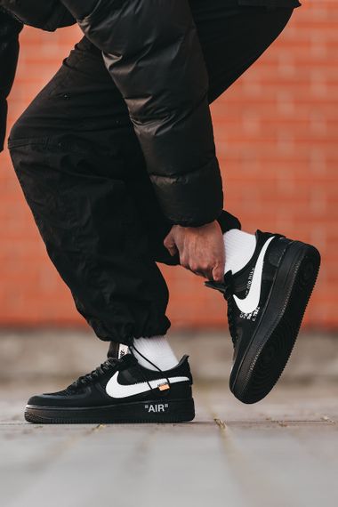 Кросівки чоловічі N-ike Air Force x Off-White 40 - 25,5 см | Зображення 8