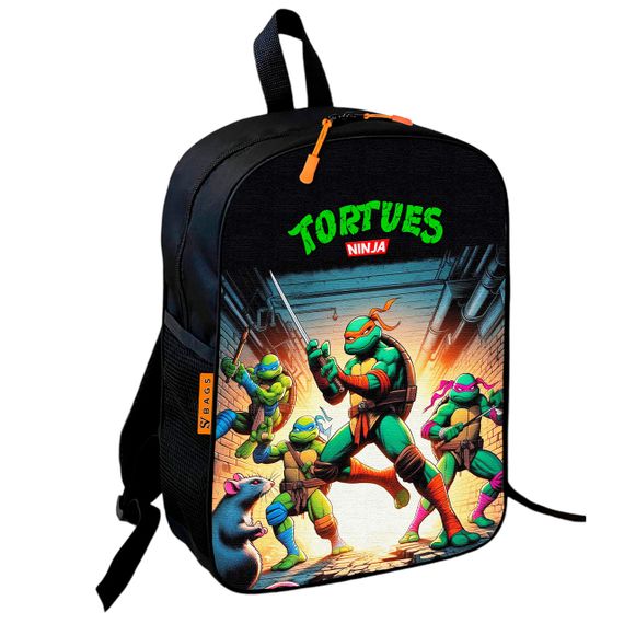Школьный рюкзак детский Черепашки-ниндзя + Сумка для обуви спортивной формы рюкзак-мешок  для мальчика (01781) | Зображення 4