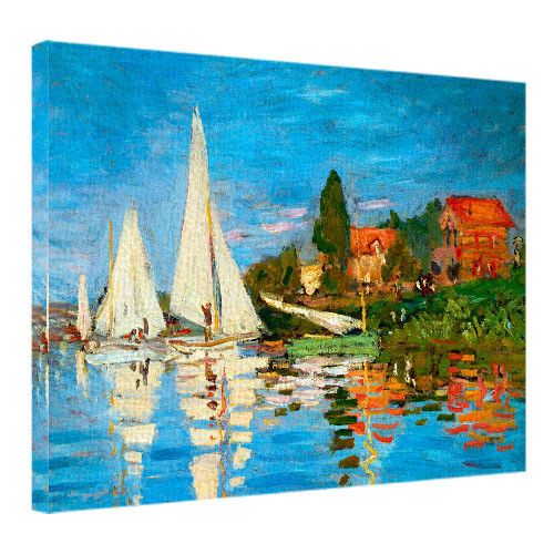 Картина на холсте Регата в Аржантёе 45x65 см (H4565_ISK009)