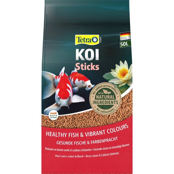 Корм Tetra Pond KOI Sticks для риб коропів кої гранули 50 л