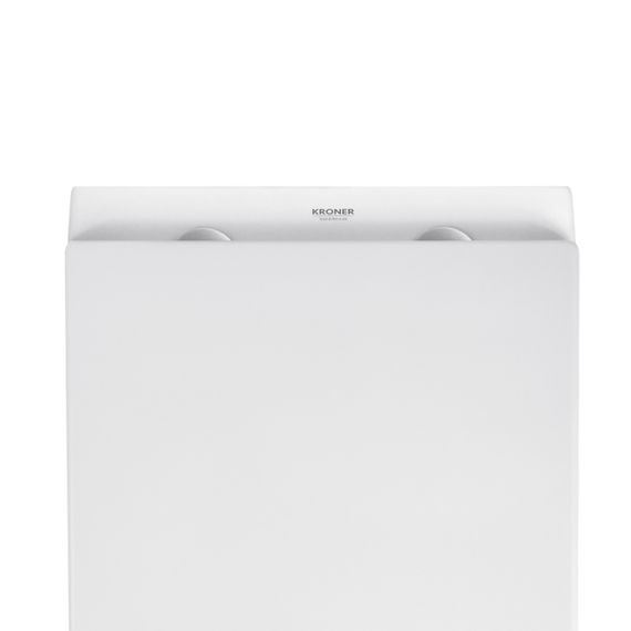 Унітаз підвісний безобідковий Kroner Armada WHI513636 RIMLESS з сидінням Slim Duroplast / Soft-close / Quick r | Зображення 9