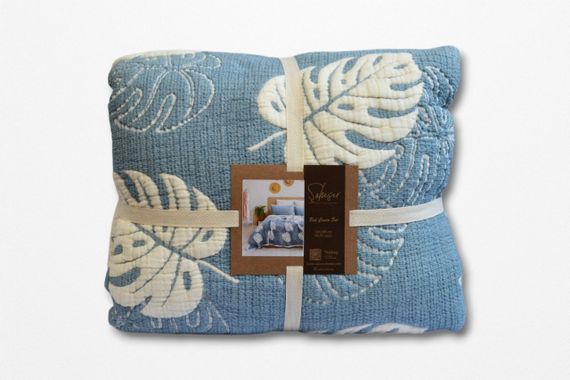 Муслиновое покрывало Saheser Forest 240 х 260 см. Mavi | Зображення 4