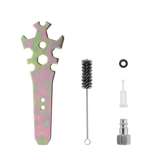 Фарбопульт пневматичний LVLP, з редуктором, верхній пластиковий бачок INTERTOOL PT-01301 | Зображення 8