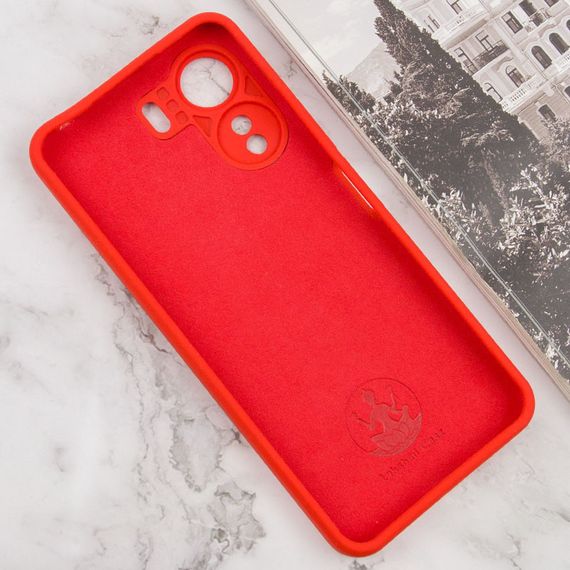 Чехол Silicone Cover Lakshmi Full Camera (AAA) для Xiaomi Redmi 13C / Poco C65 Красный / Red | Зображення 2