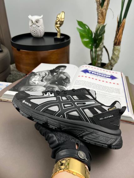 Кросівки ASICS Gel-Venture 6 Gore-Tex  Black Light Grey весна / осінь А4477 43 27,5 | Зображення 4