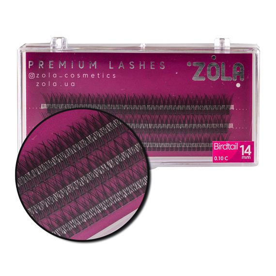 Вії-пучки ZOLA Birdtail 14 mm