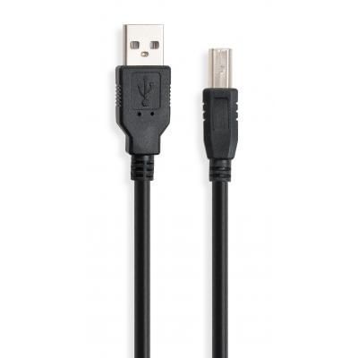 Кабель для принтера USB 2.0 AM/BM 1.8 m Vinga (VCPDCAMBM1.8BK) | Зображення 1