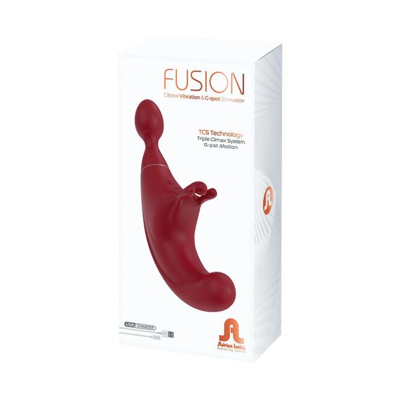 Супервібромасажер 3в1 Adrien Lastic Fusion, вібрації та пульсівний кінчик Sex Aura | Зображення 2