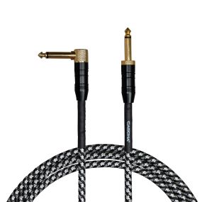 Кабель інструментальний Cascha CCP-G2ABK9 (Professional Line Guitar Cable, Tweed Black, 9 м)