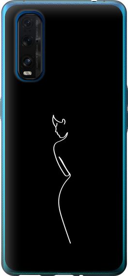 Чехол на Oppo Find X2 Силуэт1 "4590u-1891-17620"
