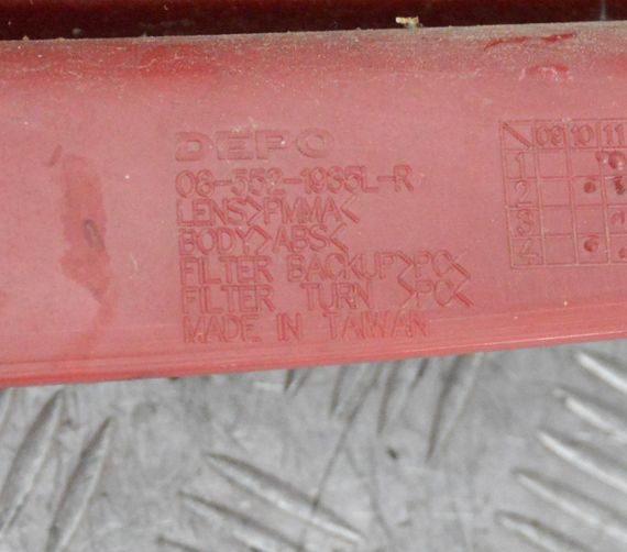 Ліхтар задній лівий Citroen C4 2004-2011 Фара стоп задня ліва Сітроен ц4 085521935L 08-552-1935L-R | Зображення 2