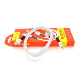 Кабель Hoco X82PD silicone, Type-C-Lighting, 3A, White, довжина 1м, BOX