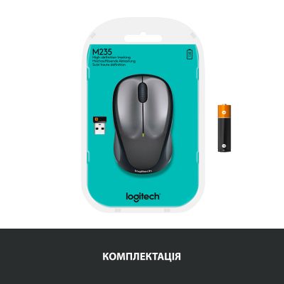 Мышка Logitech M235 Grey (910-002201) (910-002201) | Зображення 6