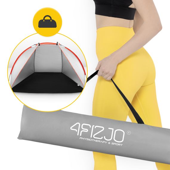 Намет пляжний 4FIZJO 200 x 115 см Grey (P-5905973401449) | Зображення 2